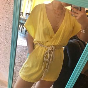NEW Forever 21 Yellow Jumpsuit ! 🌼